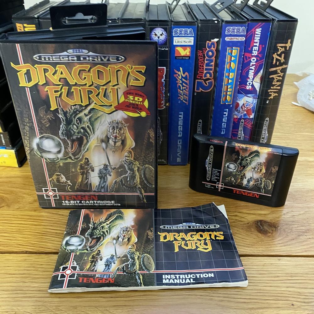 Buy Dragon's Fury Sega megadrive game complete -@ 8BitBeyond