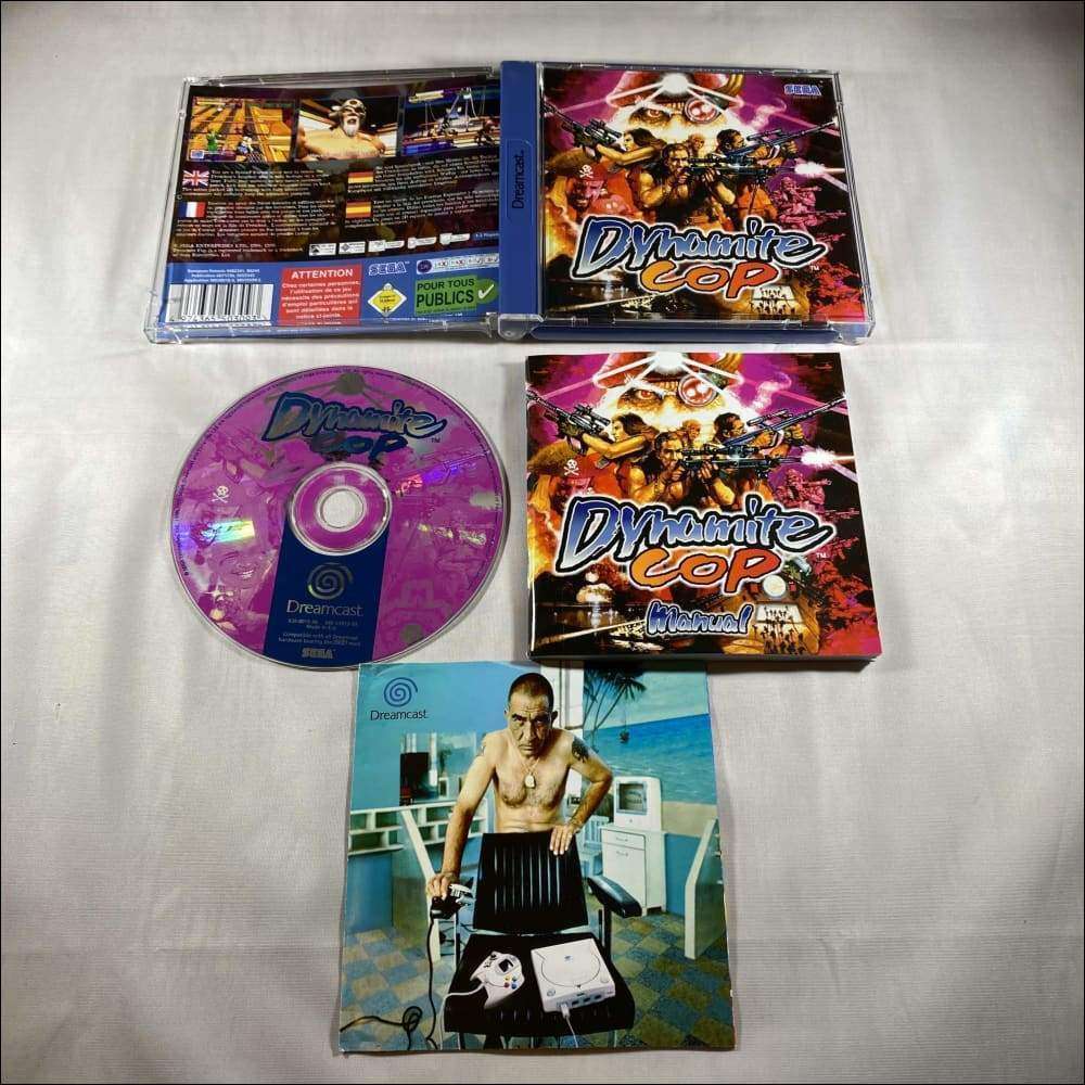 Buy Dynamite Cops Sega Dreamcast game complete -@ 8BitBeyond