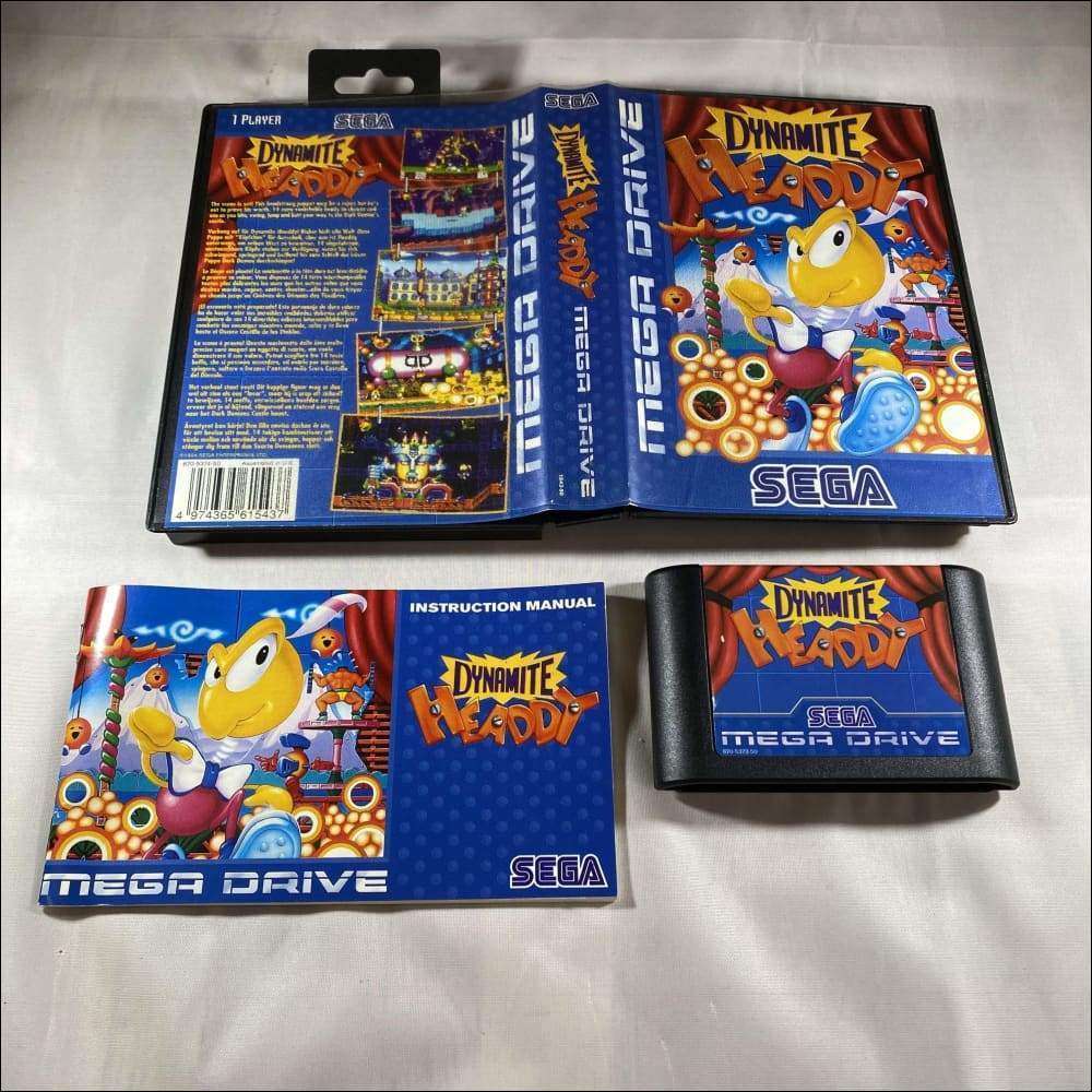Buy Dynamite headdy Sega megadrive game complete -@ 8BitBeyond