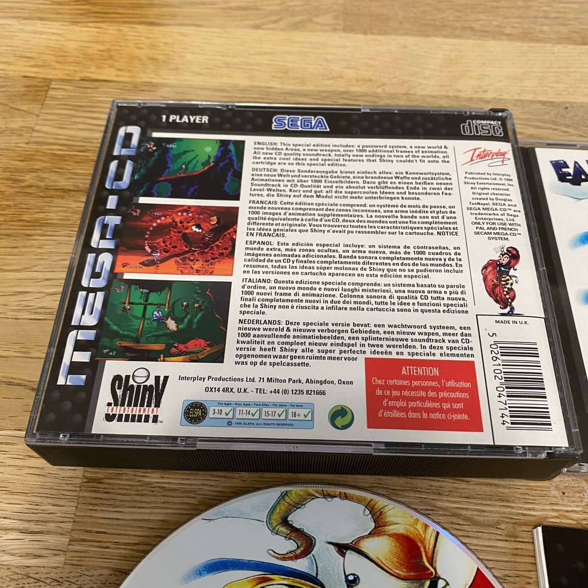 Buy Earthworm jim Sega mega Cd -@ 8BitBeyond