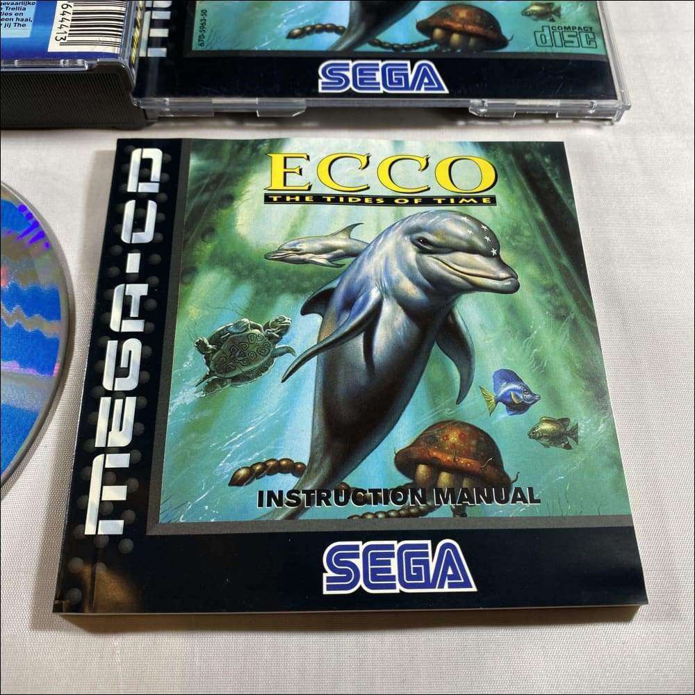 Buy Ecco Tides of time Sega mega cd game complete -@ 8BitBeyond