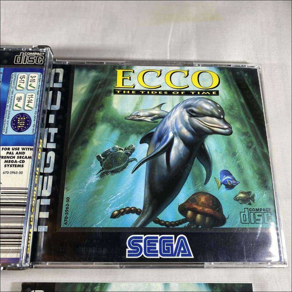 Buy Ecco Tides of time Sega mega cd game complete -@ 8BitBeyond