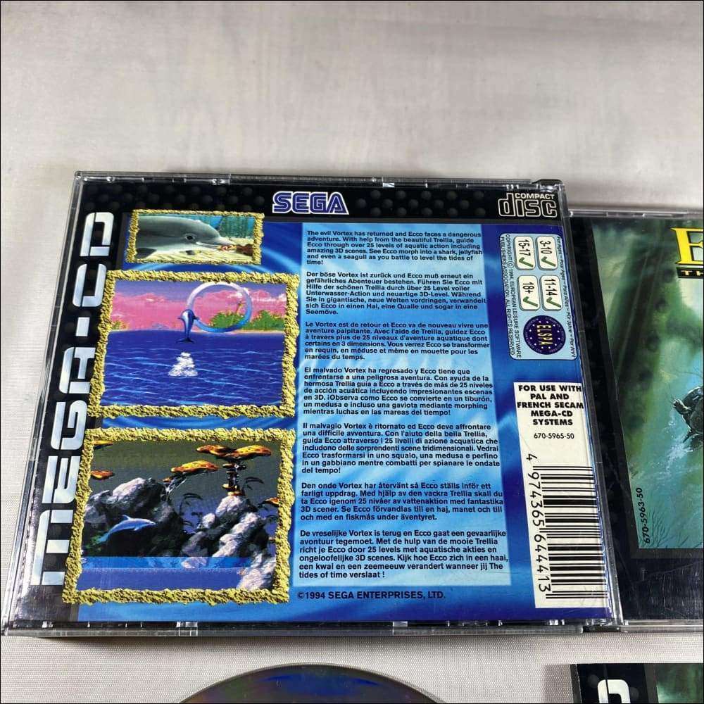 Buy Ecco Tides of time Sega mega cd game complete -@ 8BitBeyond