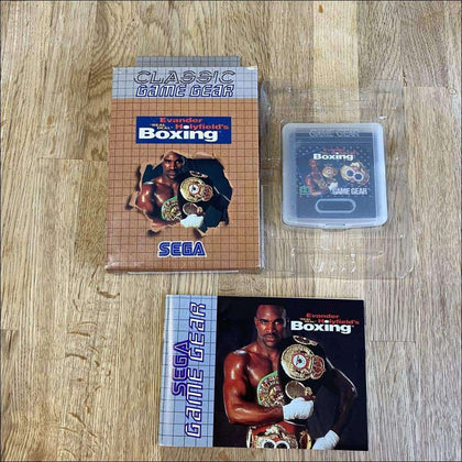 Buy Evander Holyfield's Real Deal Boxing Classic brown box -@ 8BitBeyond