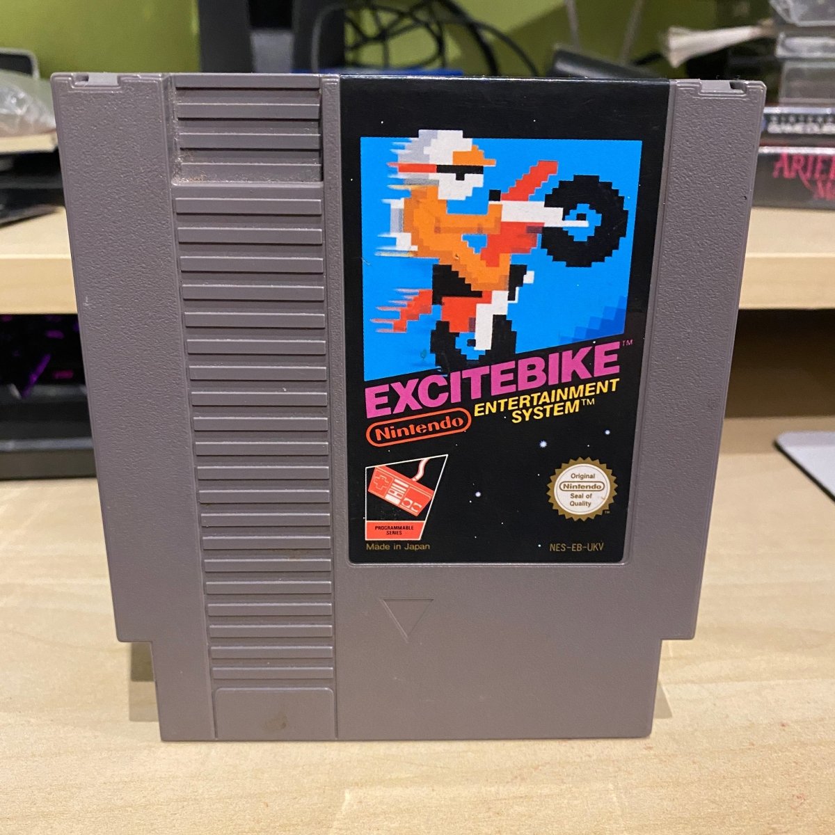 Excitebike nes game cart only – retro game store uk - 8BitBeyond.com