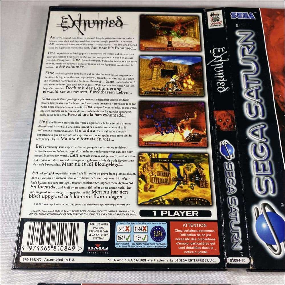 Buy Exhumed Sega saturn game complete -@ 8BitBeyond