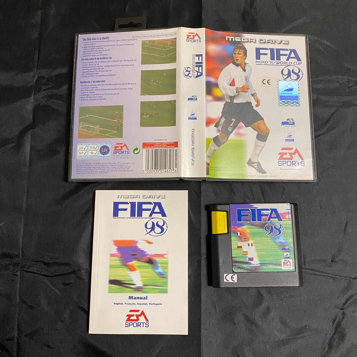 Buy FIFA '98: The Road to the World Cup Sega megadrive -@ 8BitBeyond