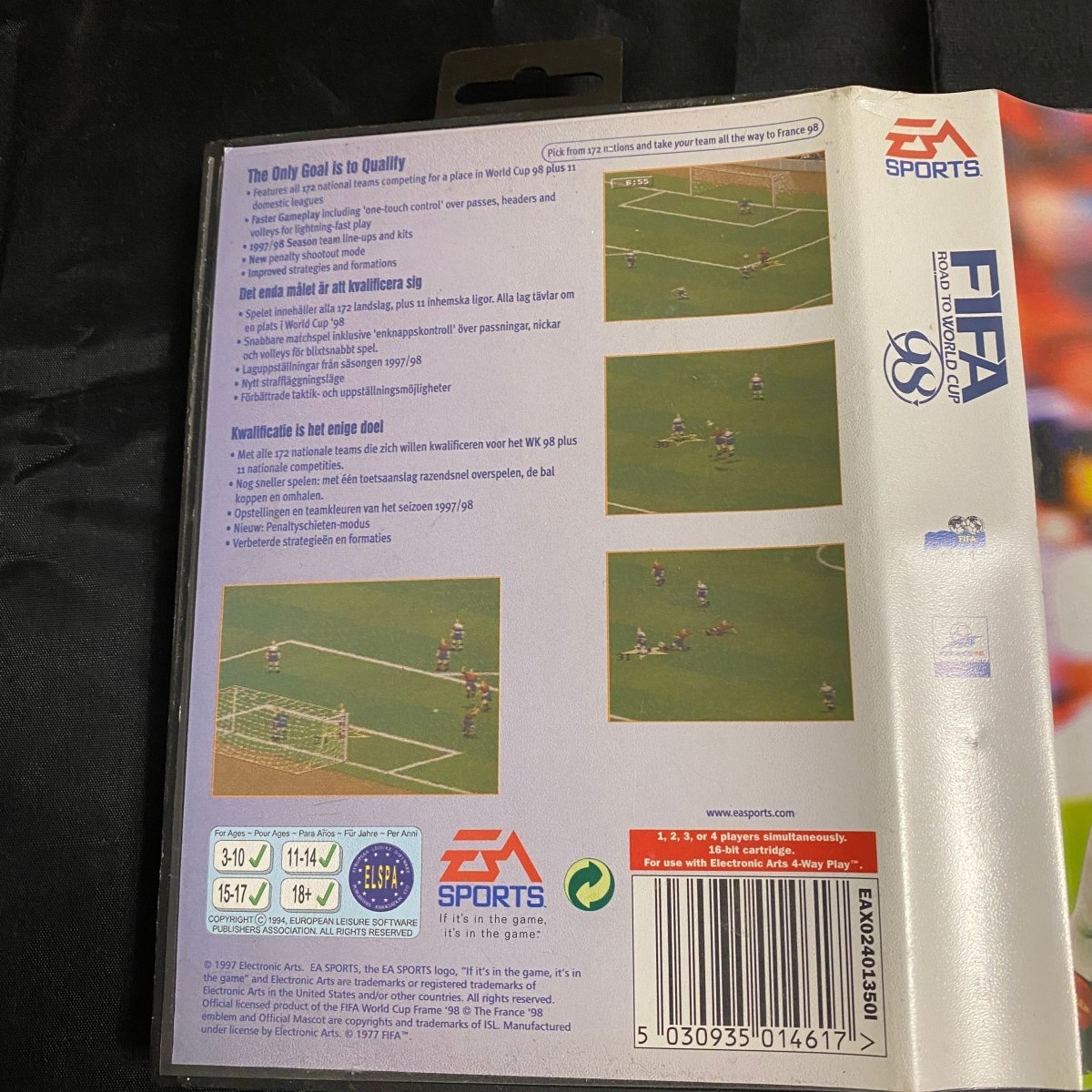 Buy FIFA '98: The Road to the World Cup Sega megadrive -@ 8BitBeyond