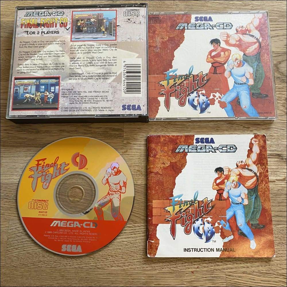 Buy Final Fight CD Sega mega cd game -@ 8BitBeyond