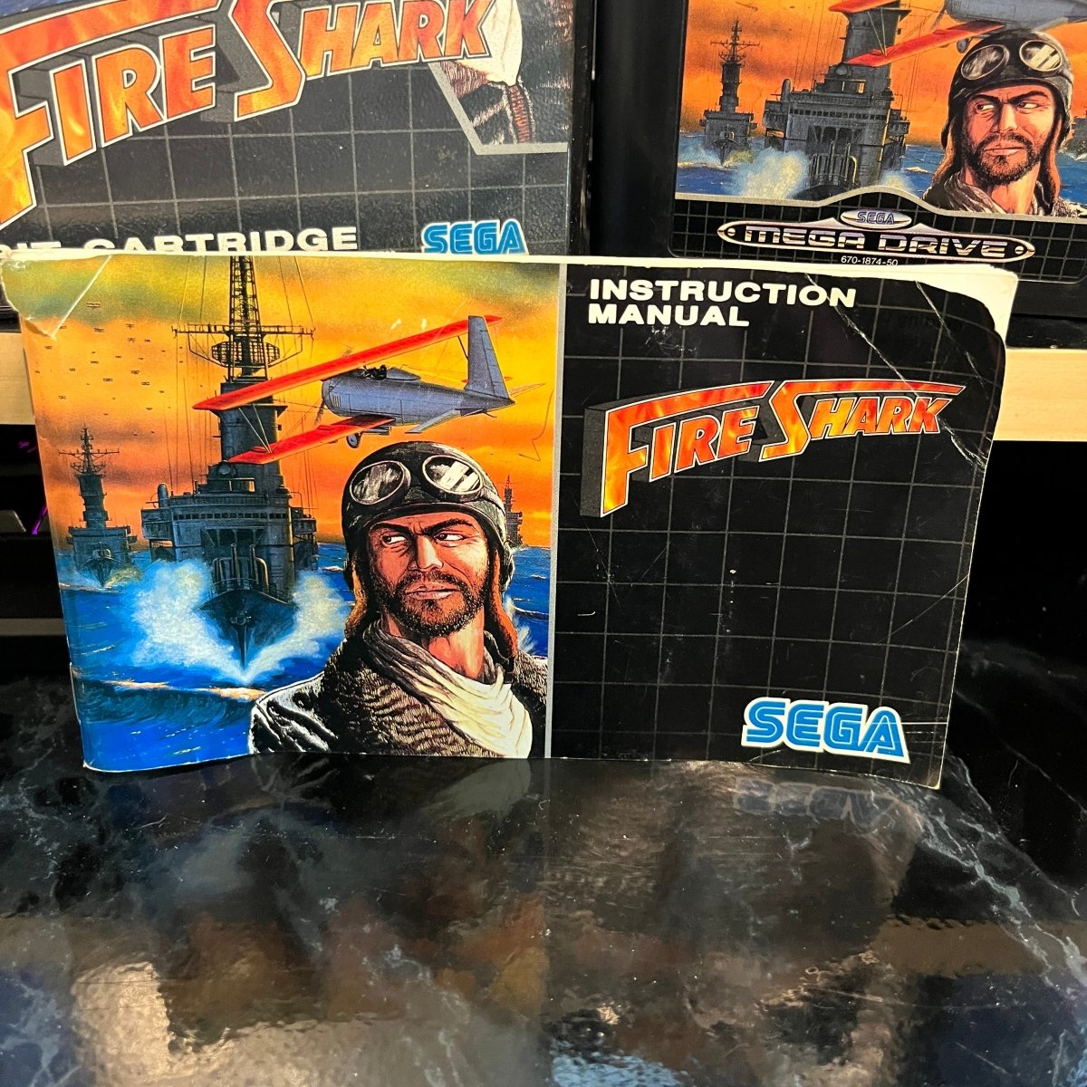 Buy Fire Shark Sega mega drive game -@ 8BitBeyond
