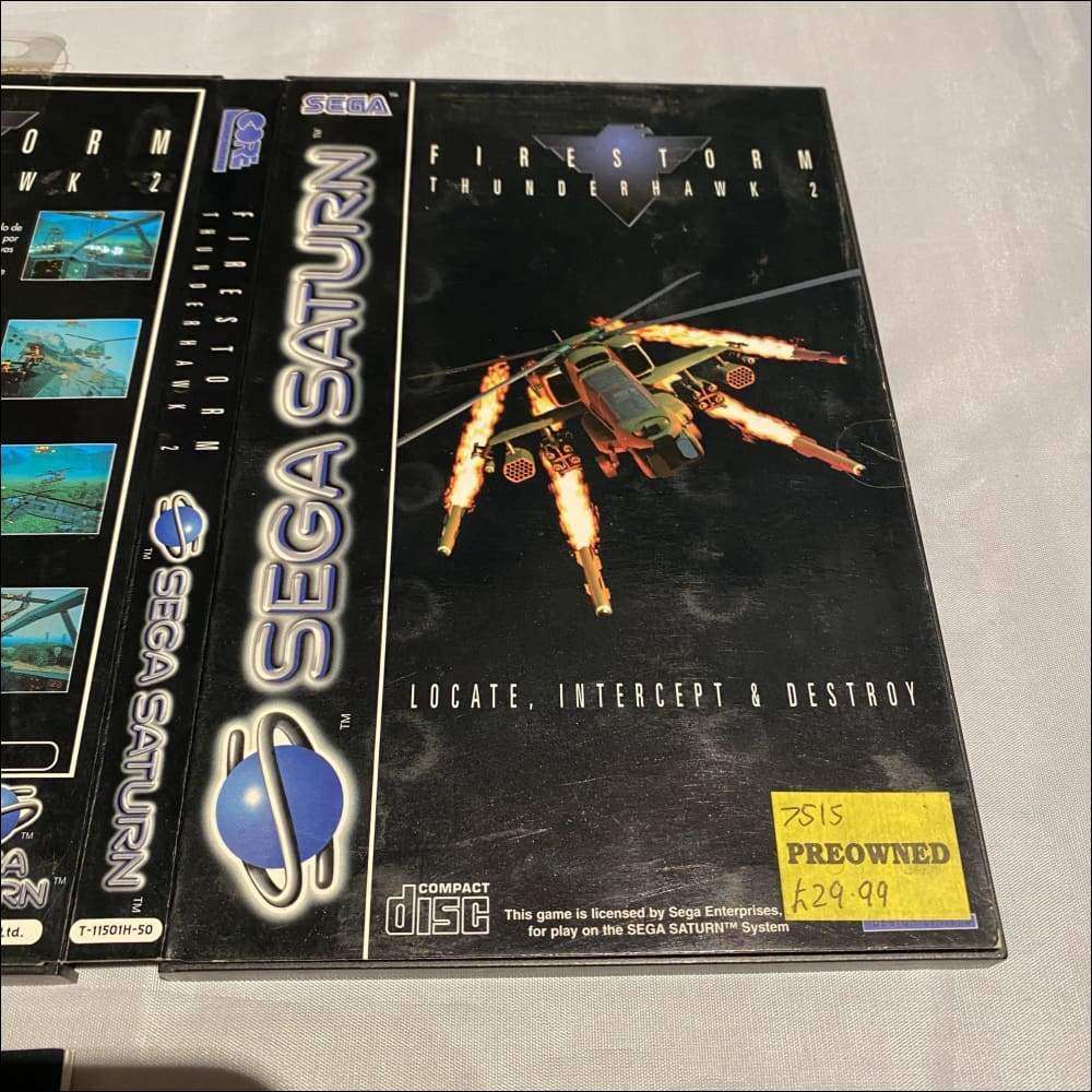 Buy Firestorm thunderhawk 2 Sega saturn game complete -@ 8BitBeyond