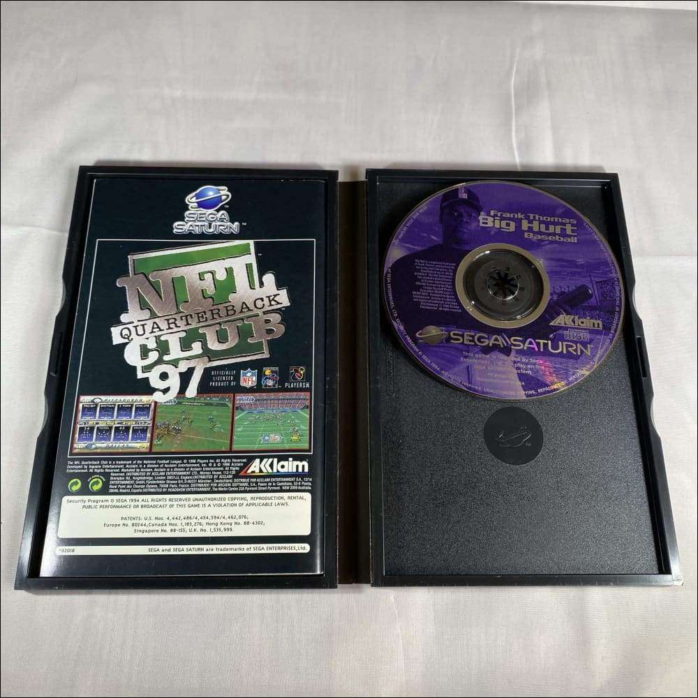 Buy Frank Thomas big hurt baseball Sega saturn game complete -@ 8BitBeyond