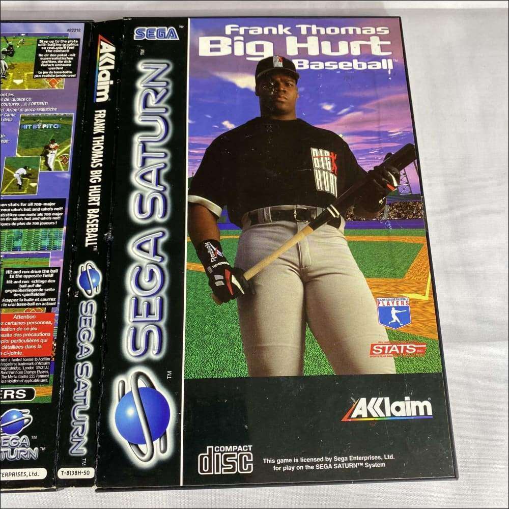 Buy Frank Thomas big hurt baseball Sega saturn game complete -@ 8BitBeyond