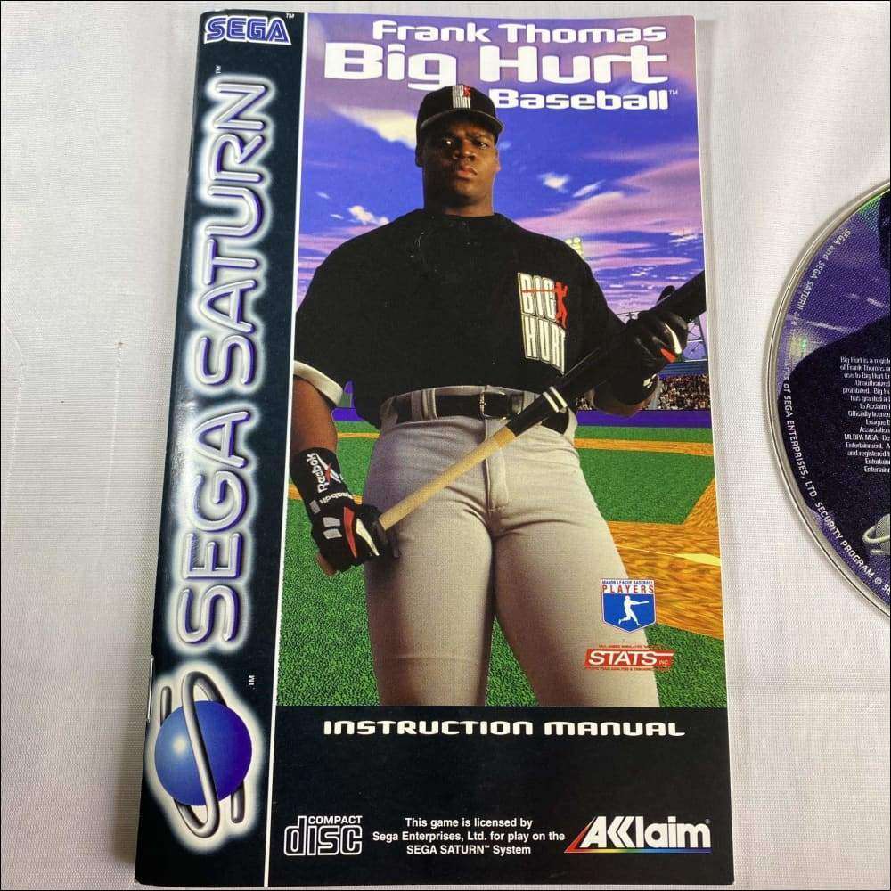 Buy Frank Thomas big hurt baseball Sega saturn game complete -@ 8BitBeyond