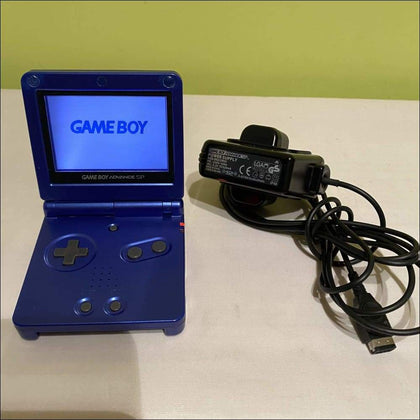 Buy Game boy advance sp console blue -@ 8BitBeyond