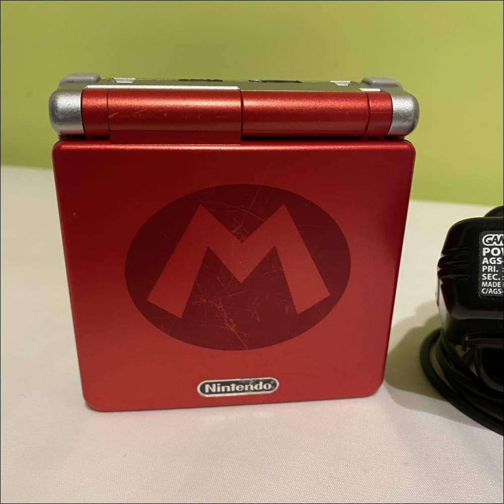 Buy Game boy advance sp console mario edition -@ 8BitBeyond