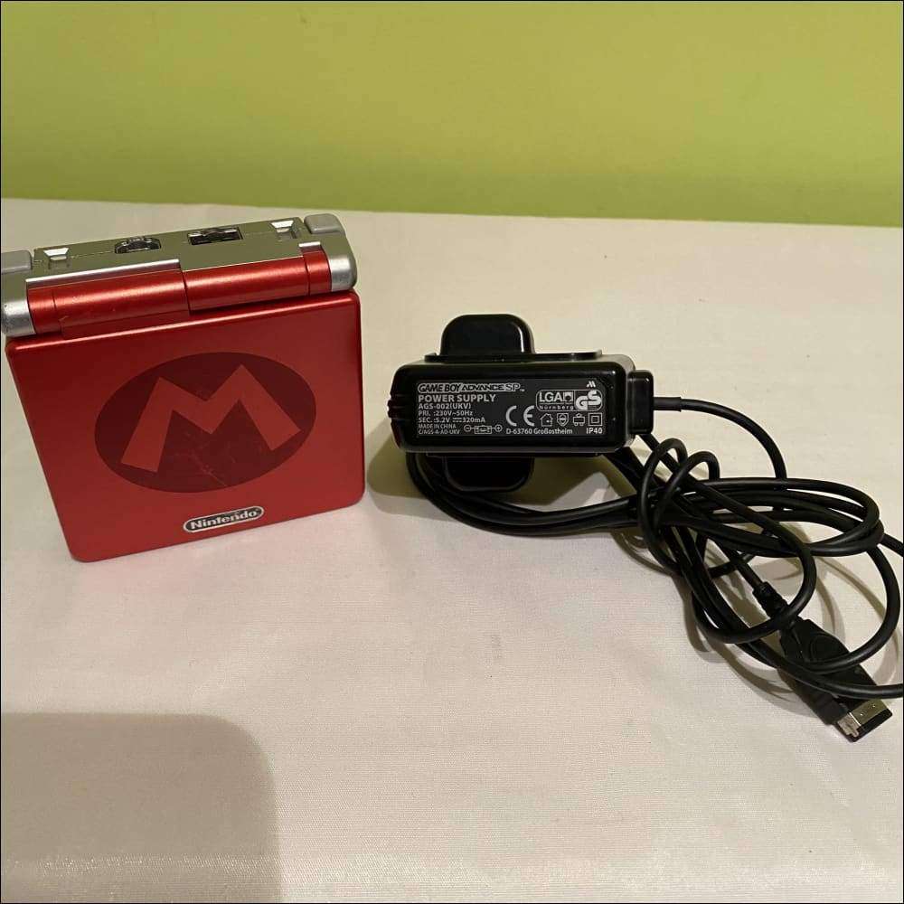 Buy Game boy advance sp console mario edition -@ 8BitBeyond