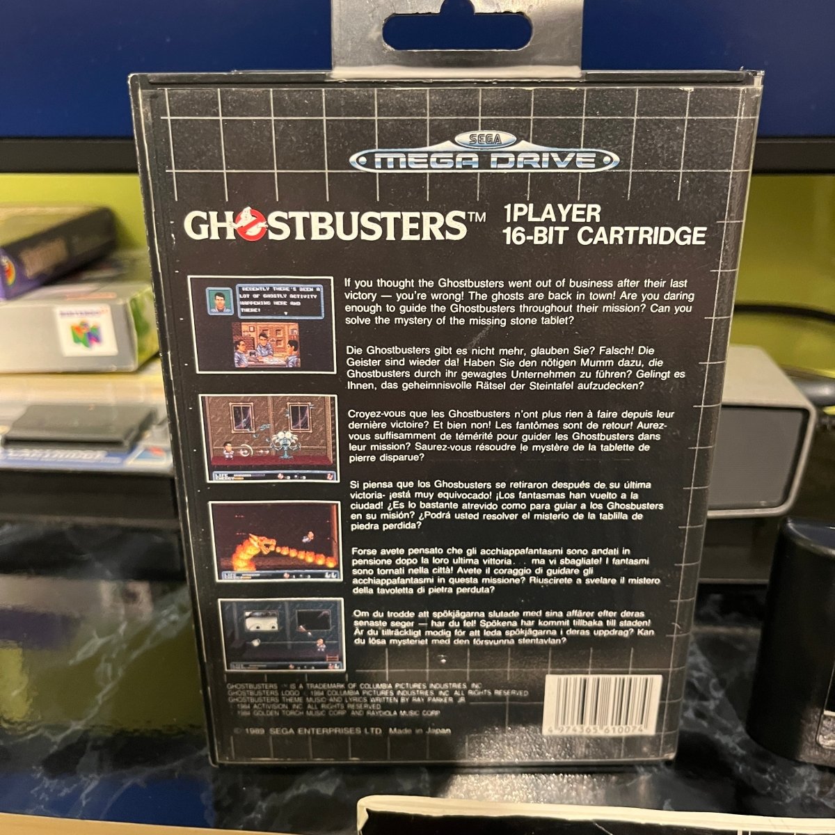 Buy Ghostbusters Sega mega drive game -@ 8BitBeyond