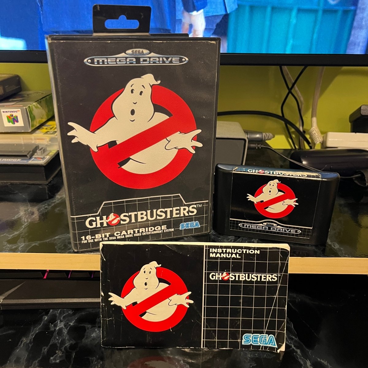 Buy Ghostbusters Sega mega drive game -@ 8BitBeyond