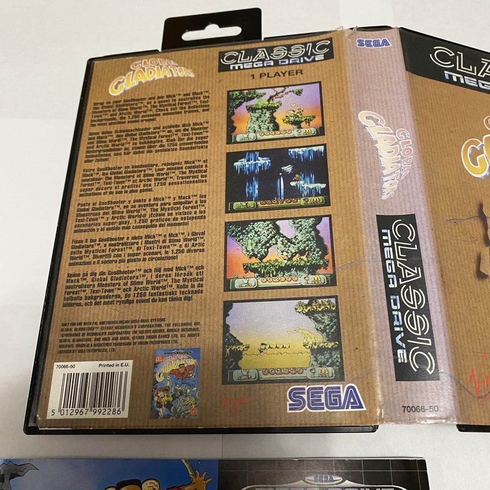 Buy Global Gladiators brown box classic -@ 8BitBeyond