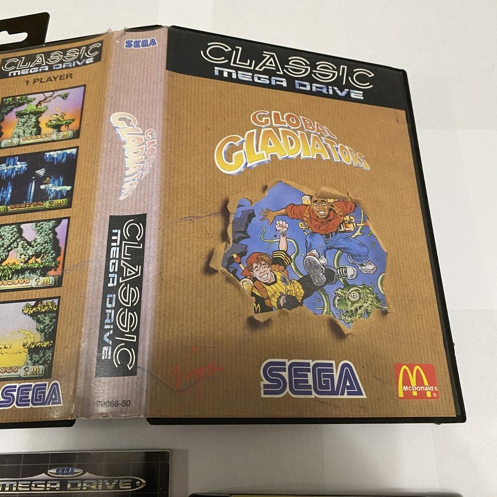 Buy Global Gladiators brown box classic -@ 8BitBeyond