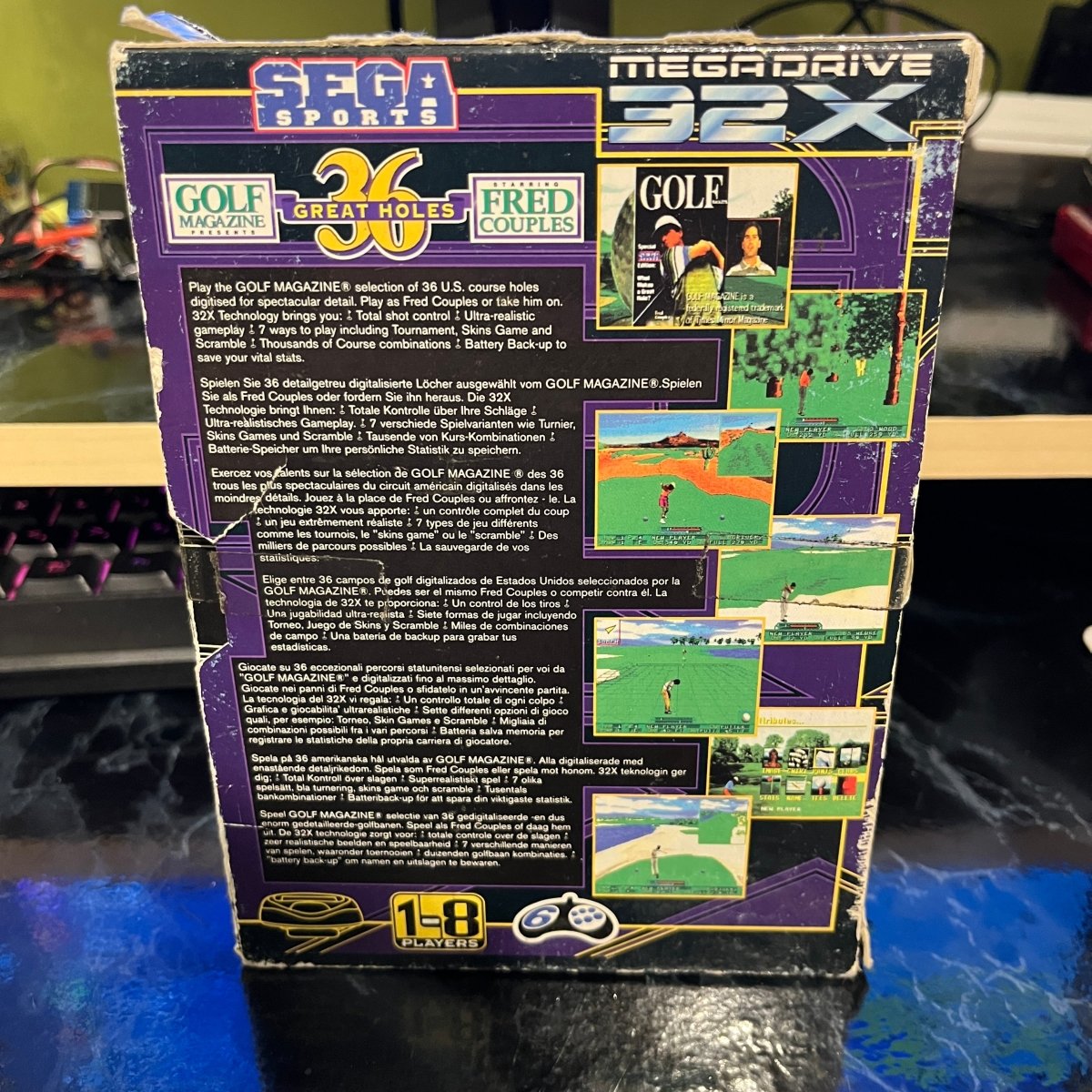 Buy Golf Magazine: 36 Great Holes Starring Fred Couples Sega 32x -@ 8BitBeyond