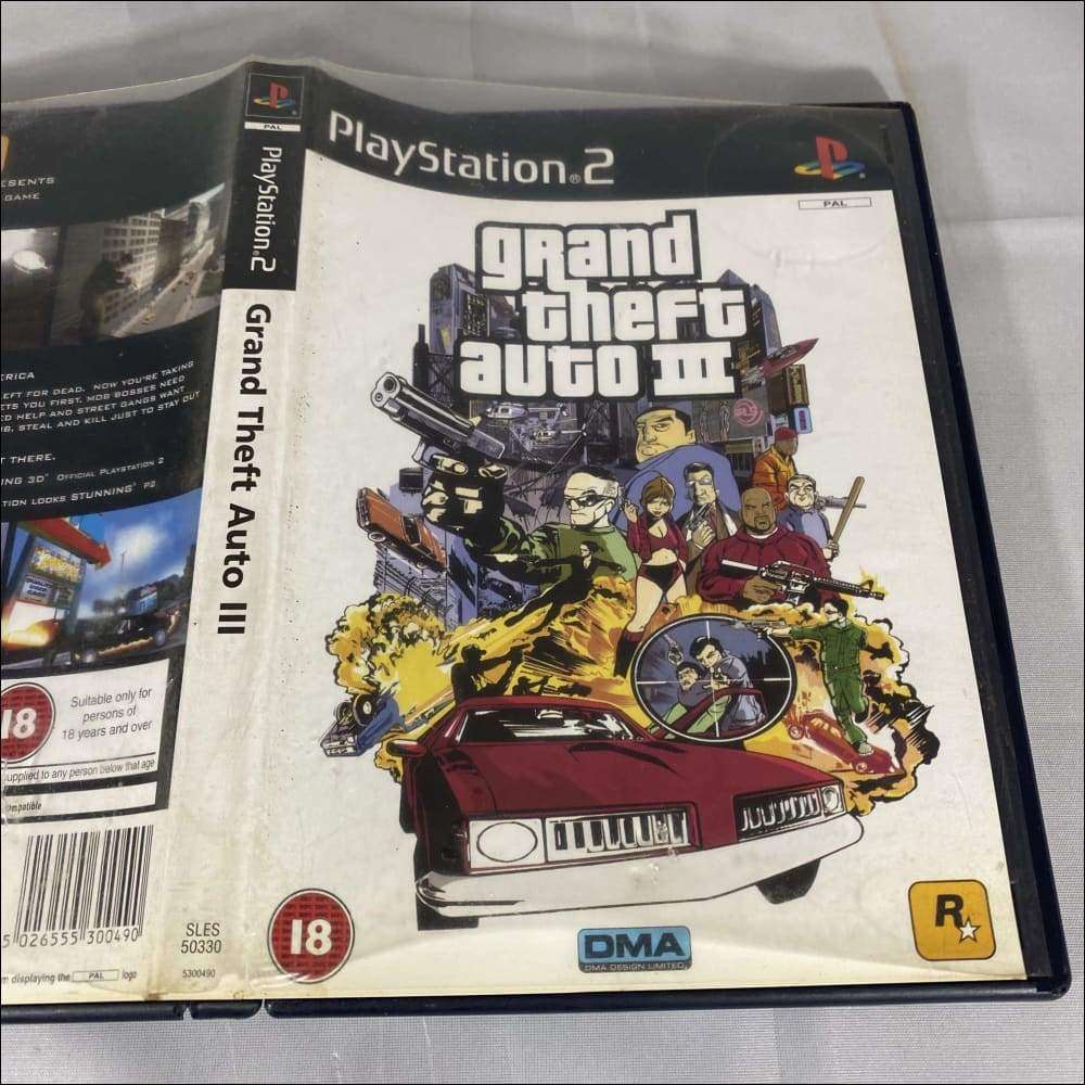 Buy Grandtheft auto iii 3 Sony ps2 game -@ 8BitBeyond