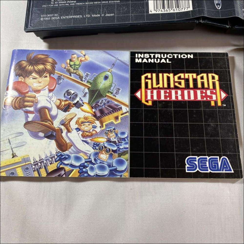 Buy Gunstar Heroes Sega megadrive game complete -@ 8BitBeyond