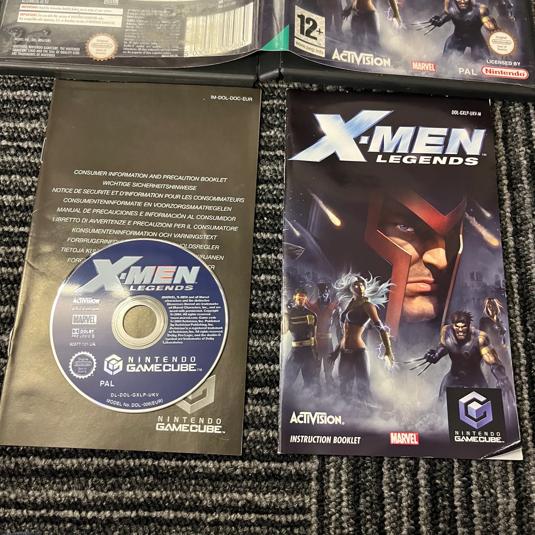 X-Men Legends Nintendo GameCube game complete