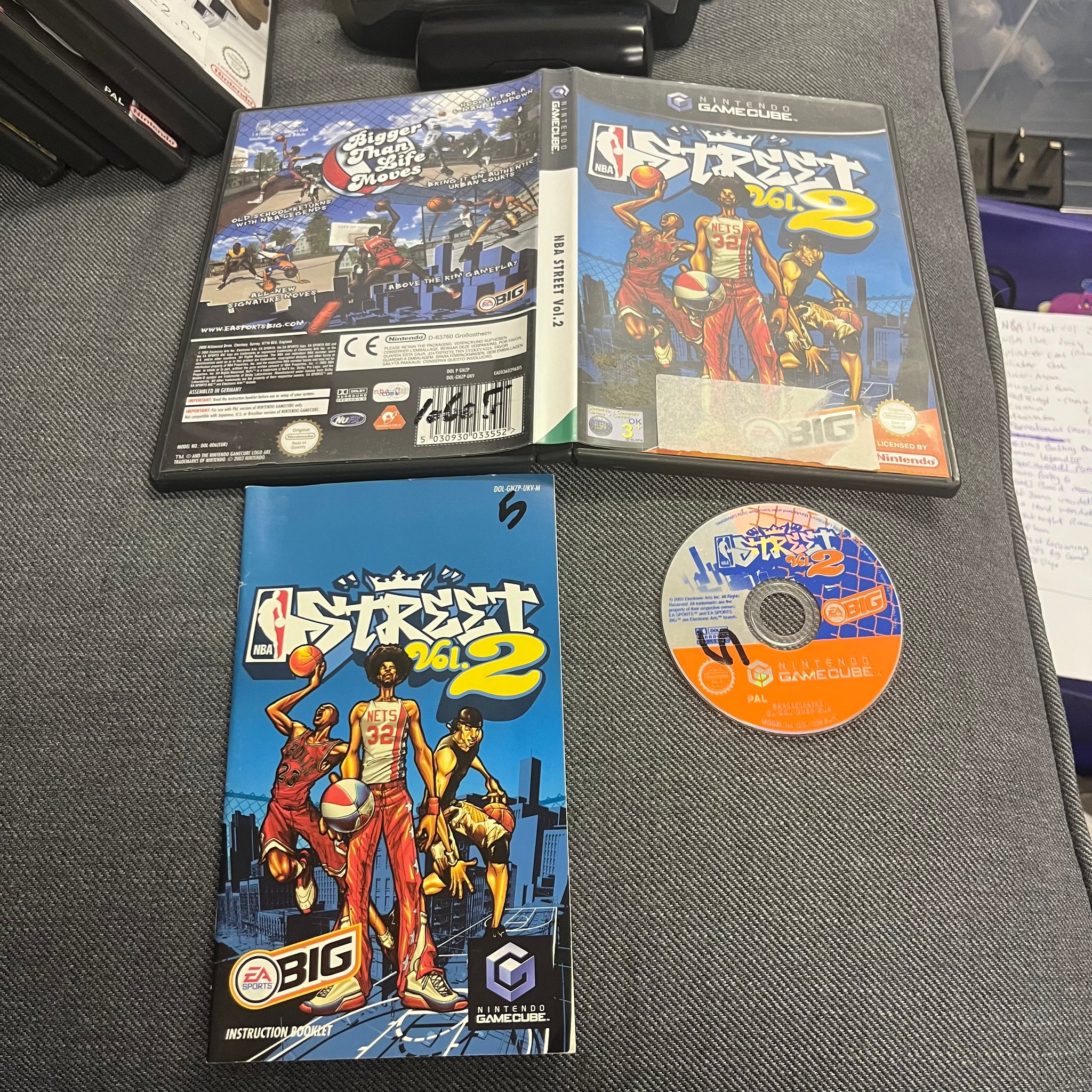 NBA Street Vol. 2 Nintendo GameCube game complete