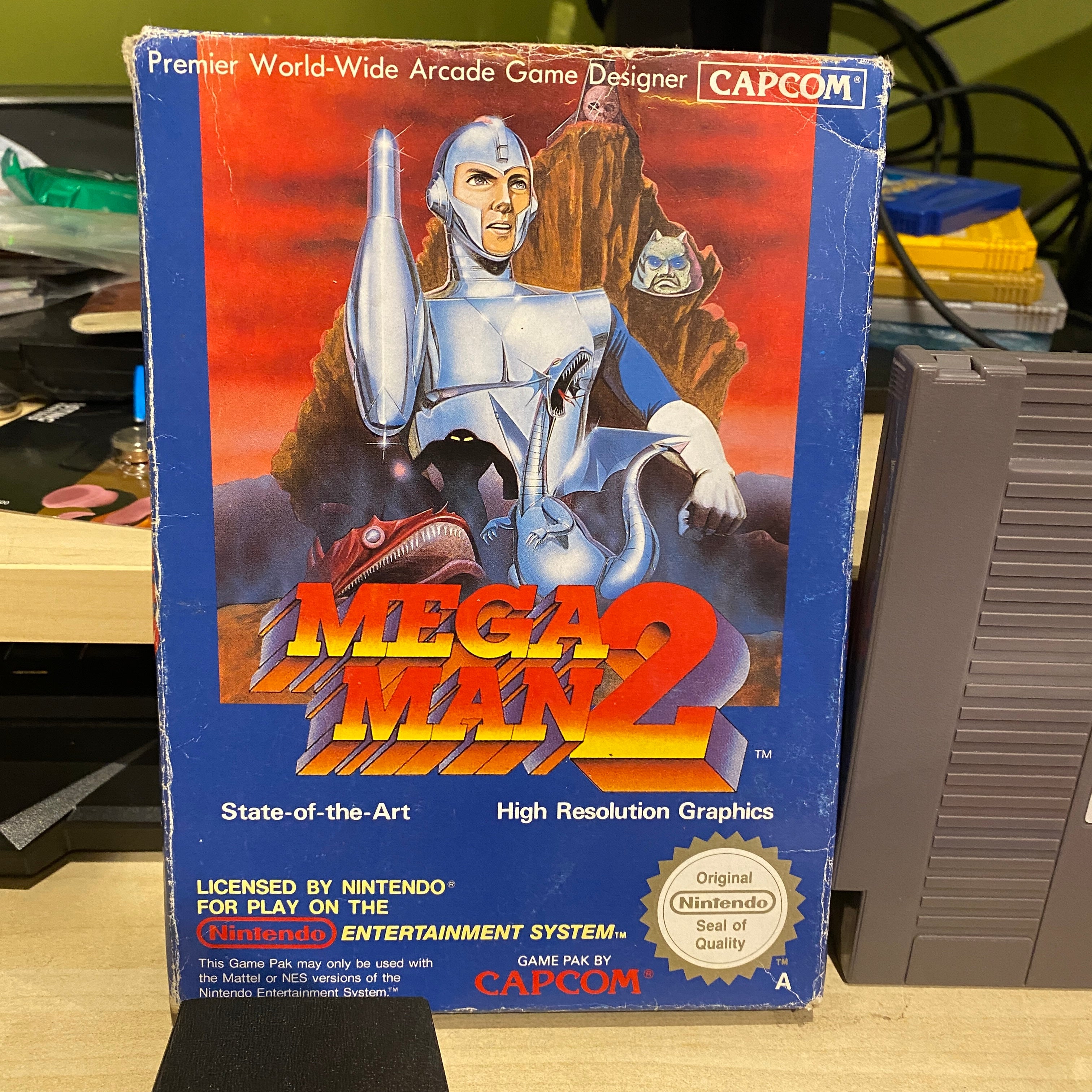 Buy Mega man 2 Nes game complete -@ 8BitBeyond