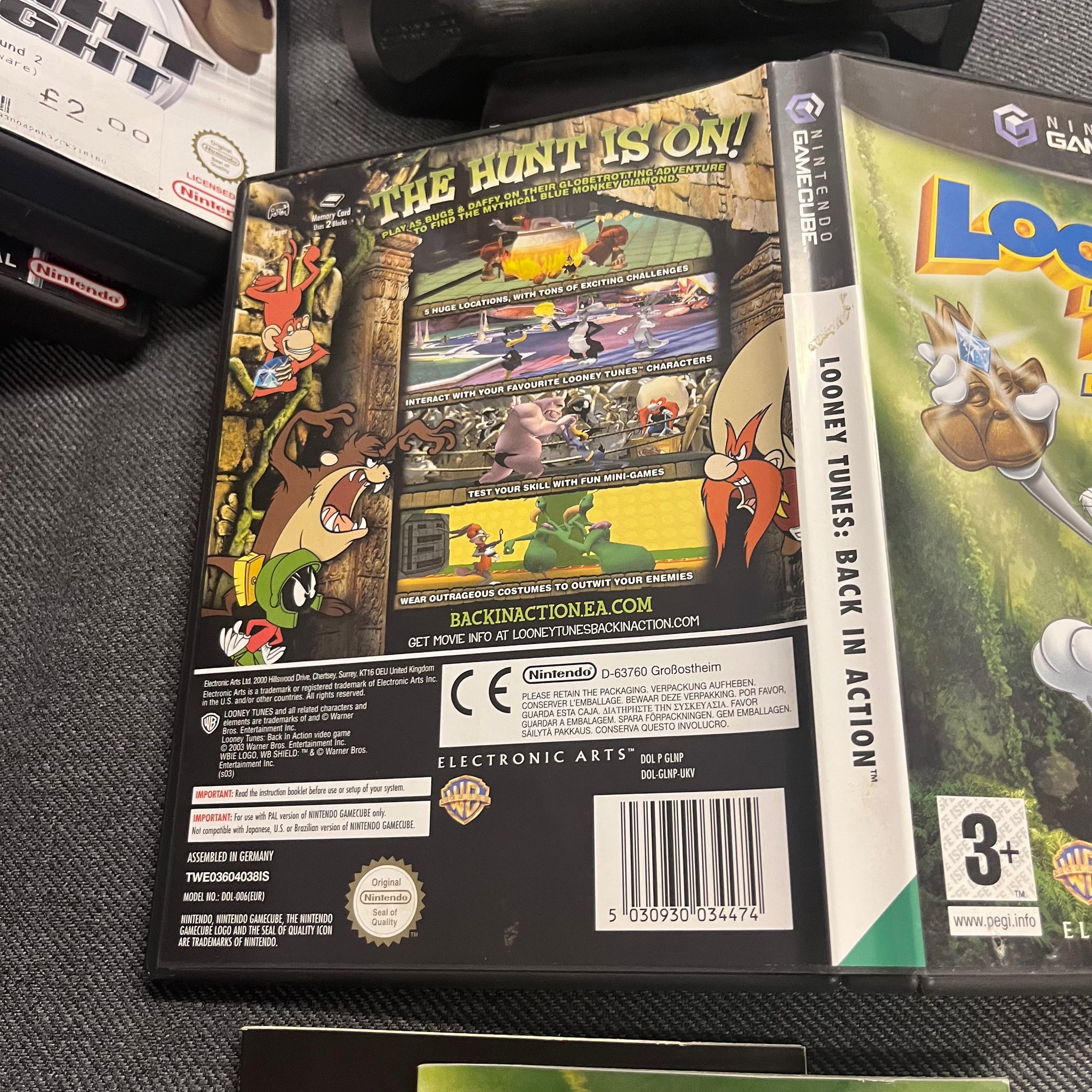 Looney Tunes: Back in Action gamecube game complete