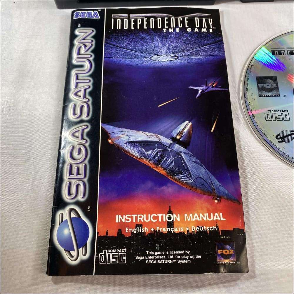 Buy Independence Day Sega saturn game complete -@ 8BitBeyond