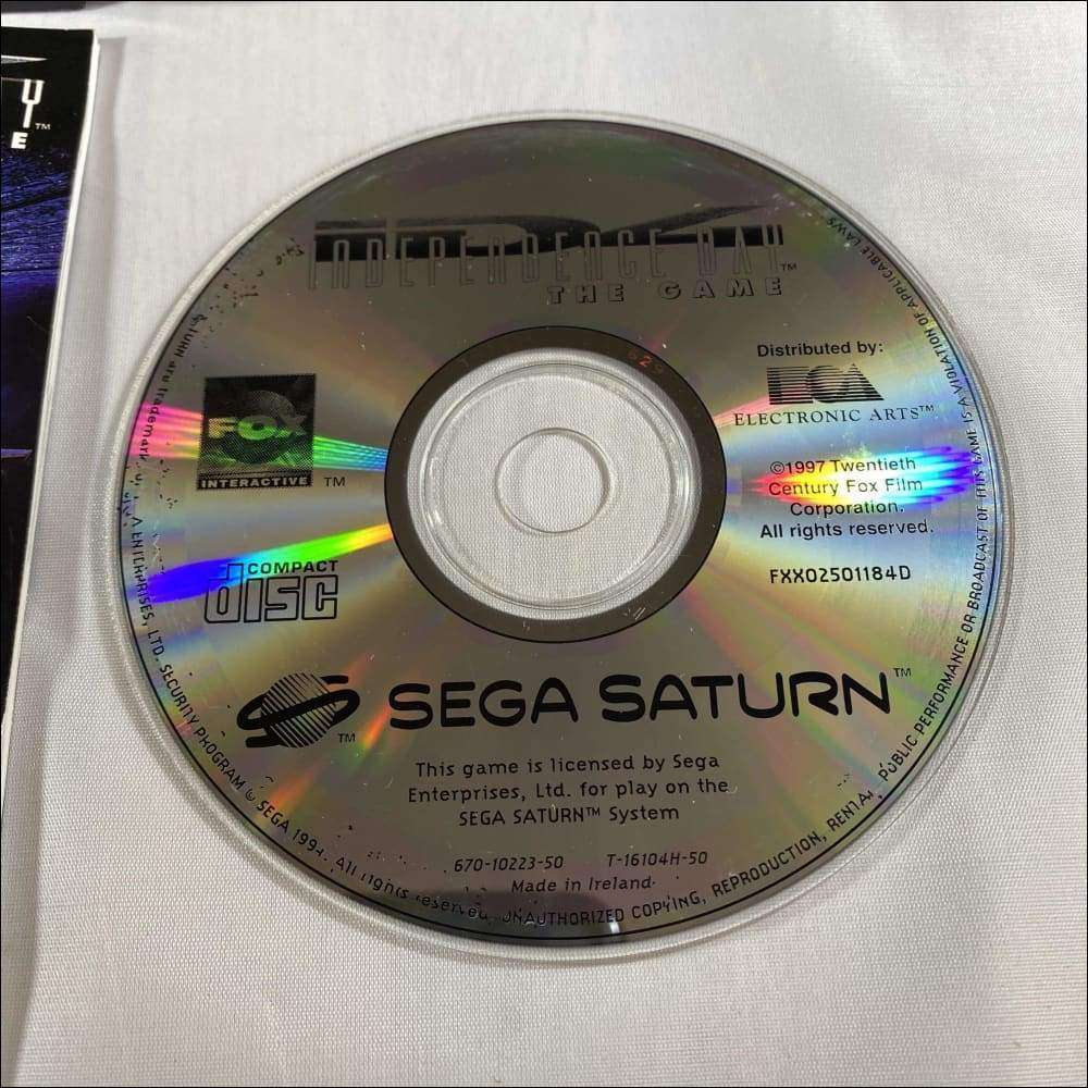 Buy Independence Day Sega saturn game complete -@ 8BitBeyond