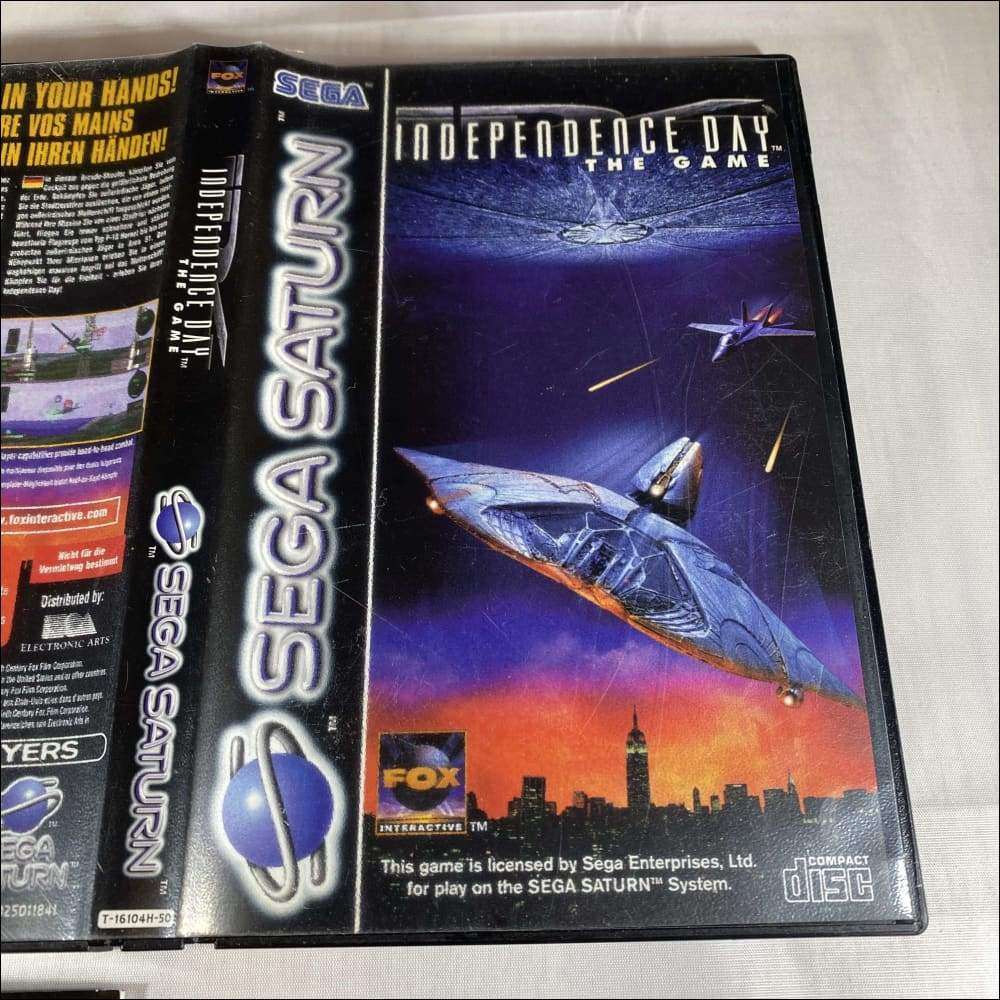 Buy Independence Day Sega saturn game complete -@ 8BitBeyond