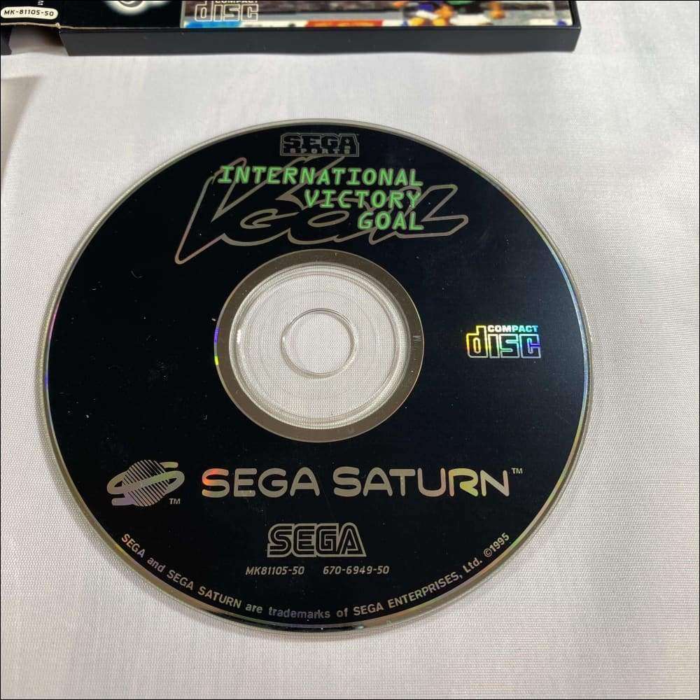 Buy International victory goal Sega saturn game complete -@ 8BitBeyond