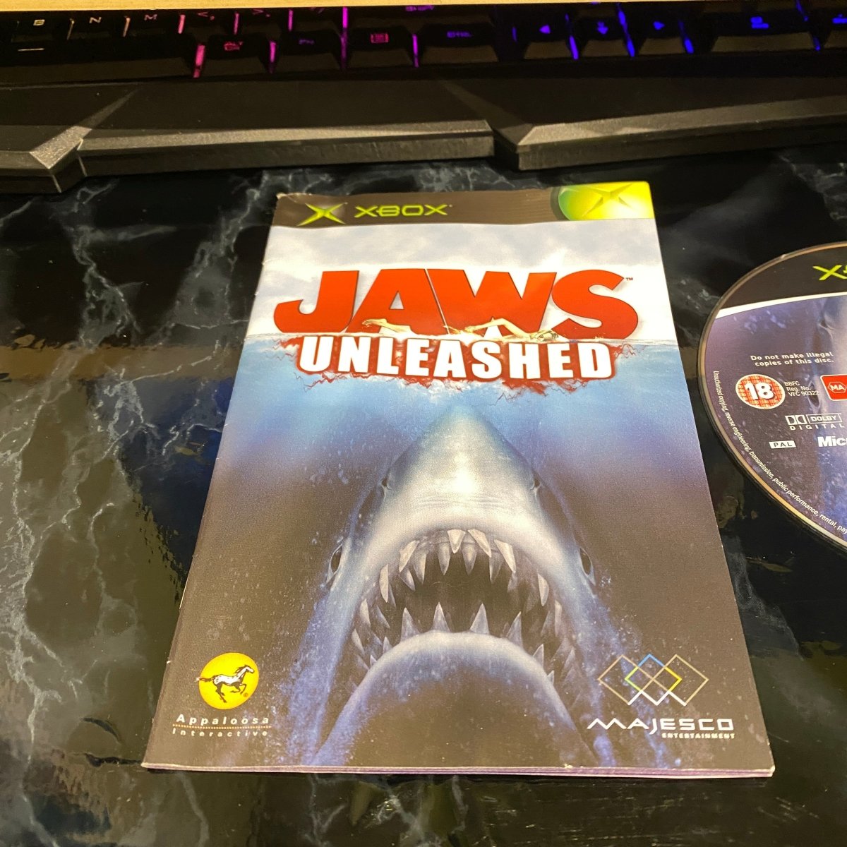 Buy Jaws Unleashed original Xbox game -@ 8BitBeyond