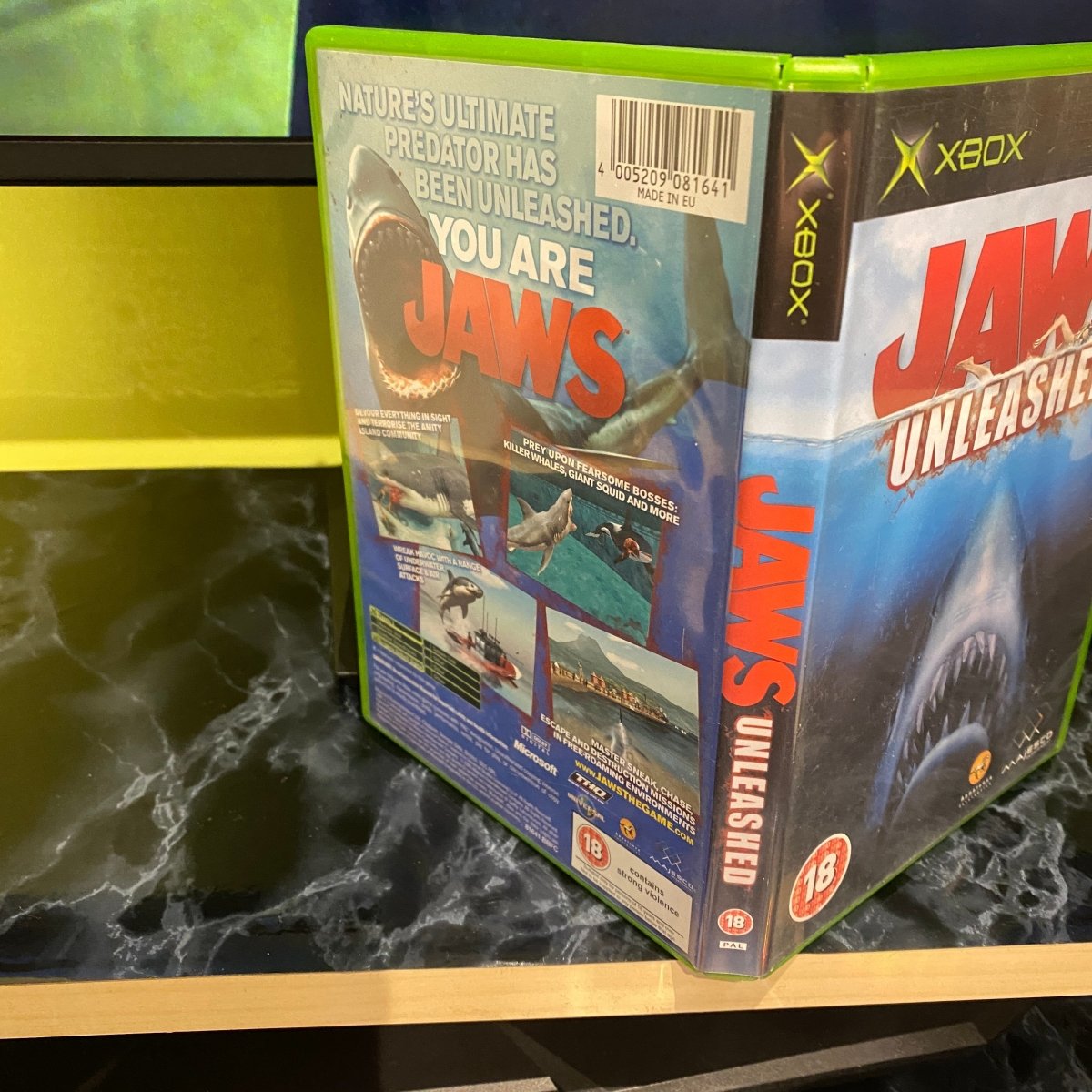 Buy Jaws Unleashed original Xbox game -@ 8BitBeyond