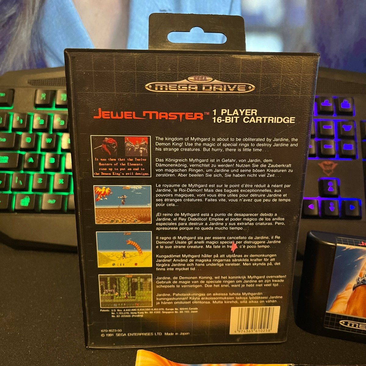 Buy Jewel Master Sega mega drive game complete -@ 8BitBeyond