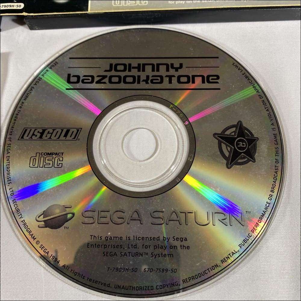 Buy Johnny bazookatone Sega saturn game complete -@ 8BitBeyond
