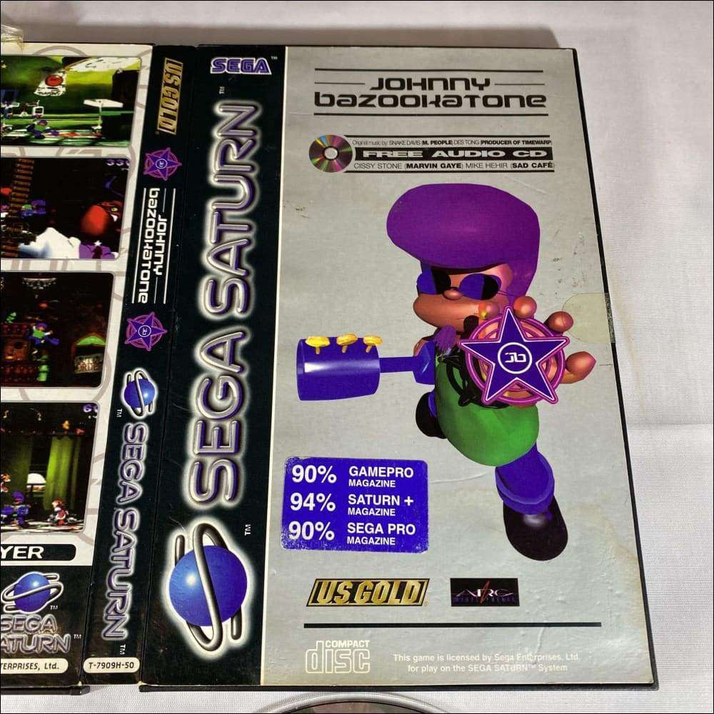 Buy Johnny bazookatone Sega saturn game complete -@ 8BitBeyond