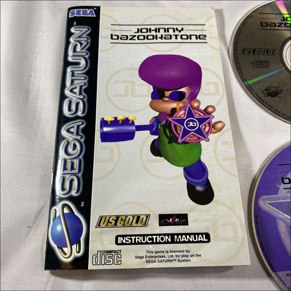 Buy Johnny bazookatone Sega saturn game complete -@ 8BitBeyond