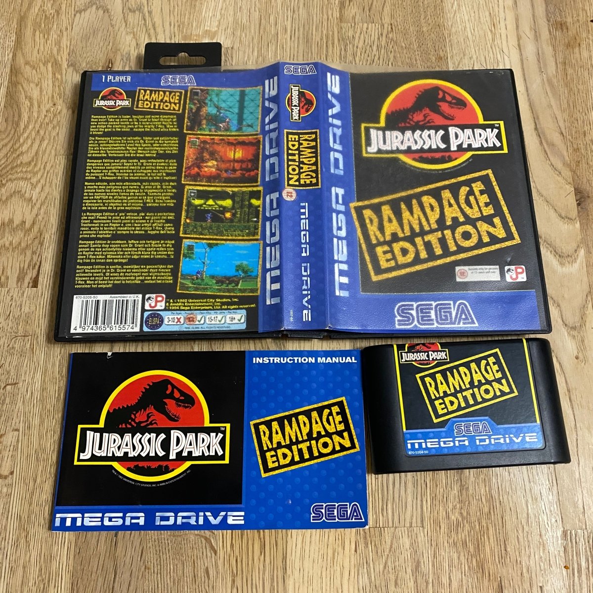 Buy Jurassic Park rampage edition Sega megadrive complete -@ 8BitBeyond
