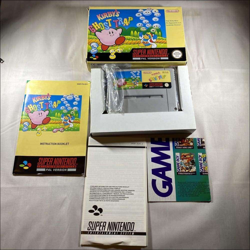 Buy Kirby’s Ghost trap Super Nintendo SNES game complete -@ 8BitBeyond