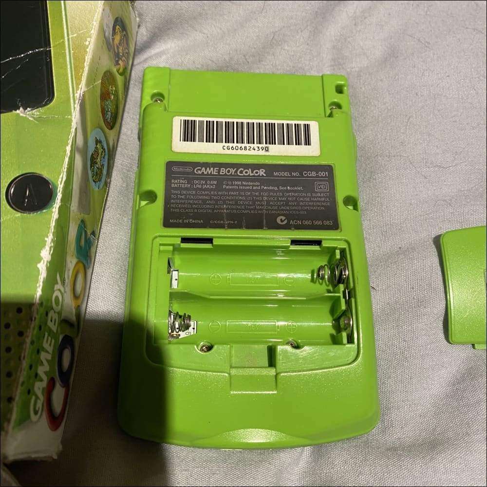 Buy Kiwi green game boy color boxed -@ 8BitBeyond