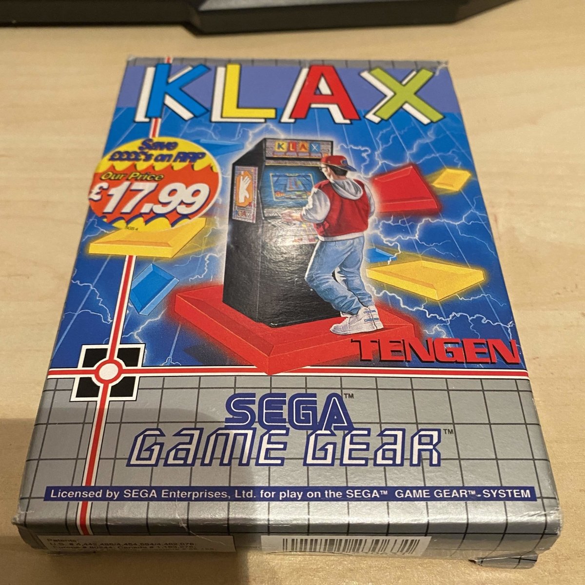 Buy Klax Sega game gear game boxed -@ 8BitBeyond
