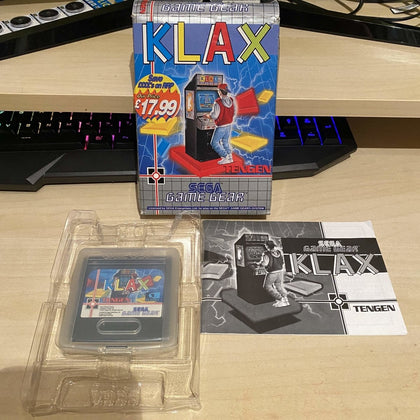 Buy Klax Sega game gear game boxed -@ 8BitBeyond