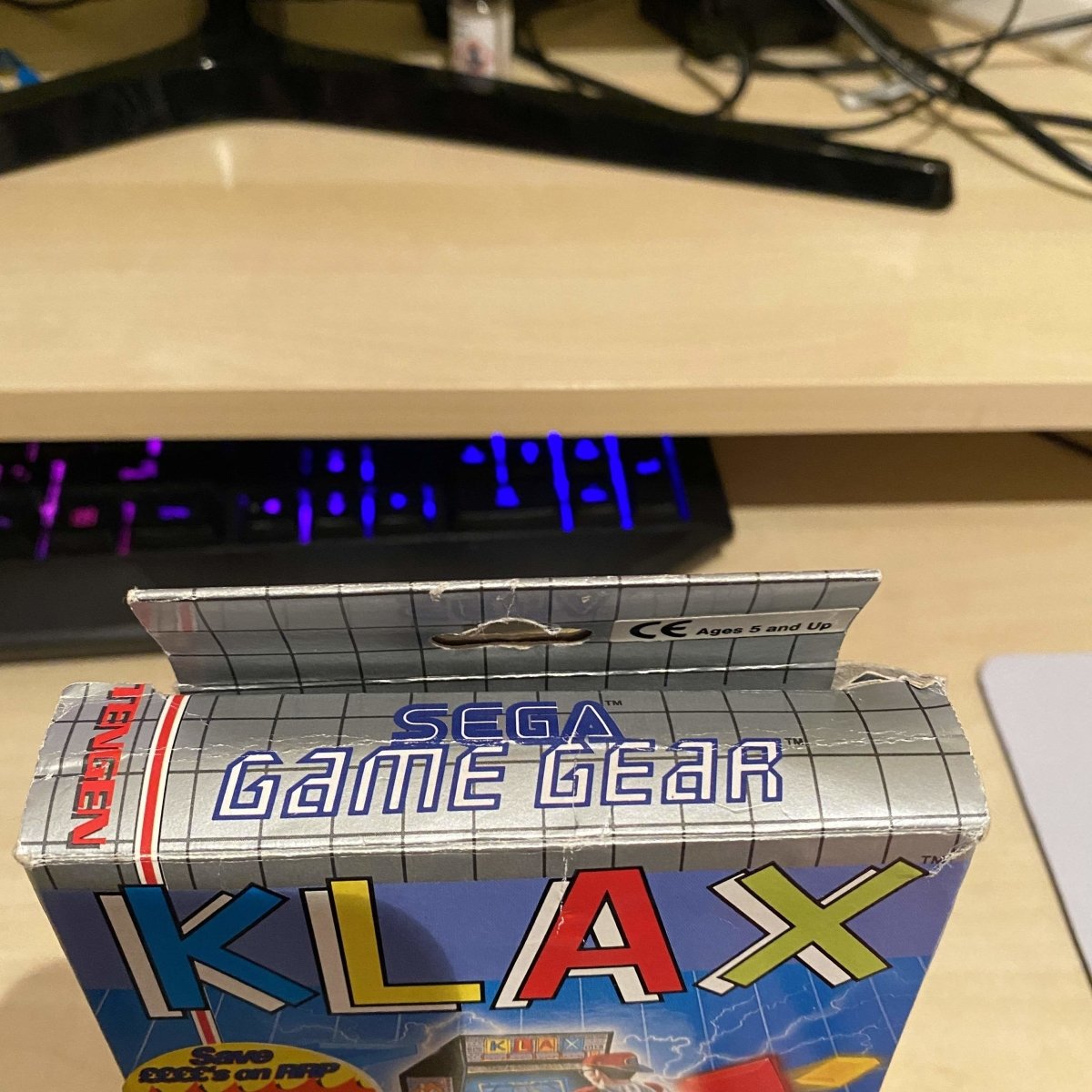 Buy Klax Sega game gear game boxed -@ 8BitBeyond