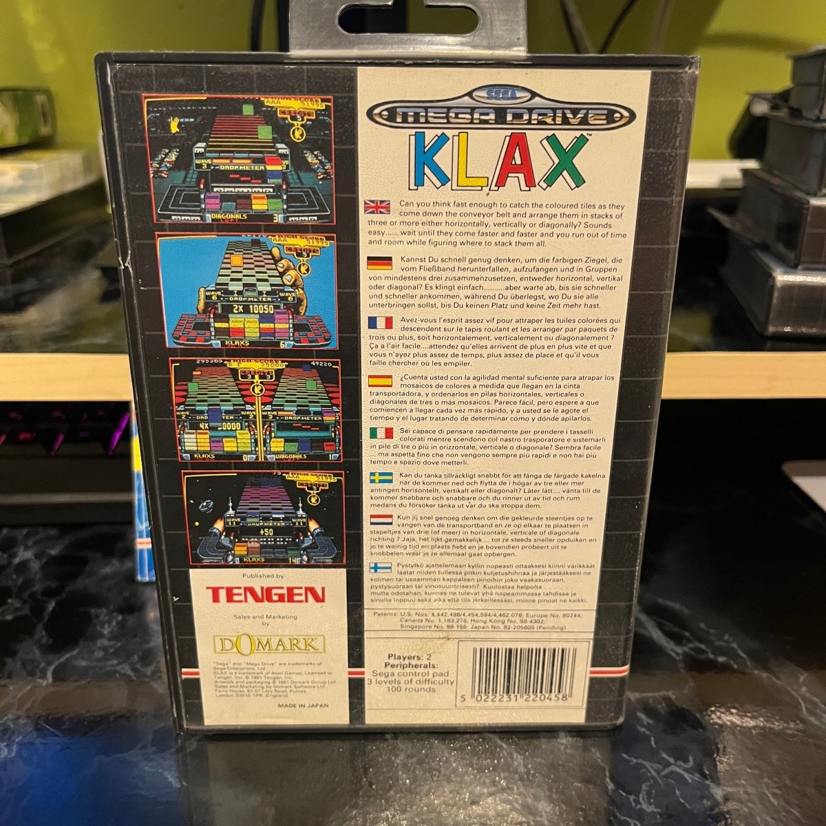 Buy Klax Sega mega drive game -@ 8BitBeyond