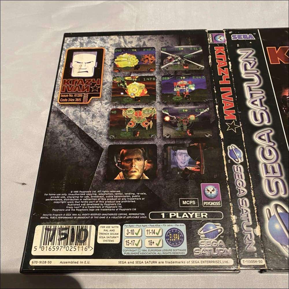 Buy Krazy Ivan Sega saturn game complete -@ 8BitBeyond